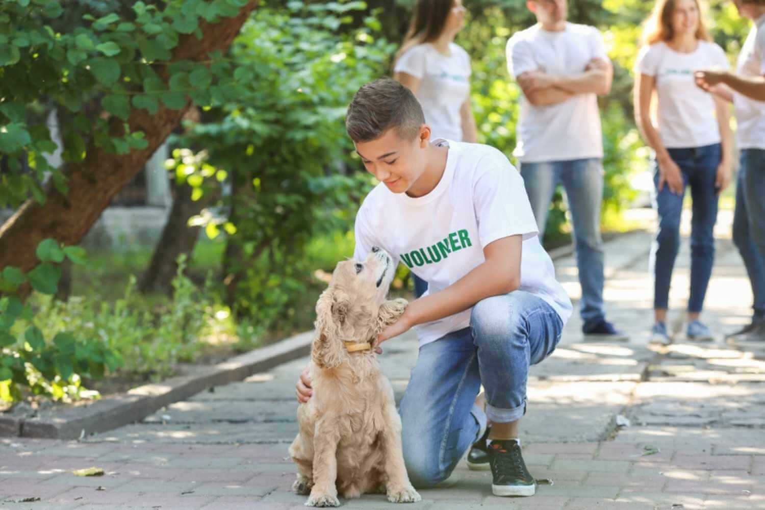 Atlanta GA Dog with Shelter Volunteer