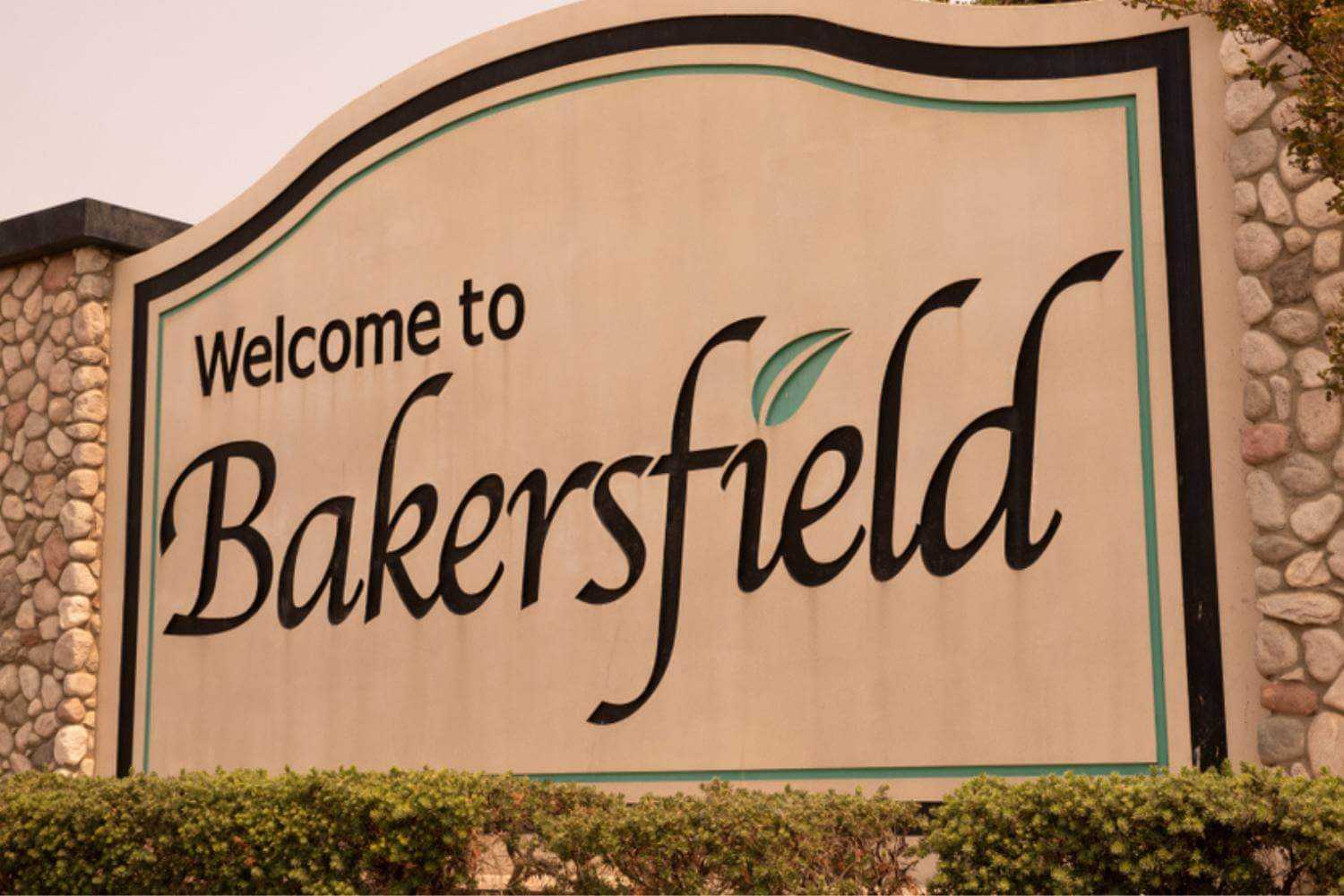 Bakersfield CA Welcome Sign