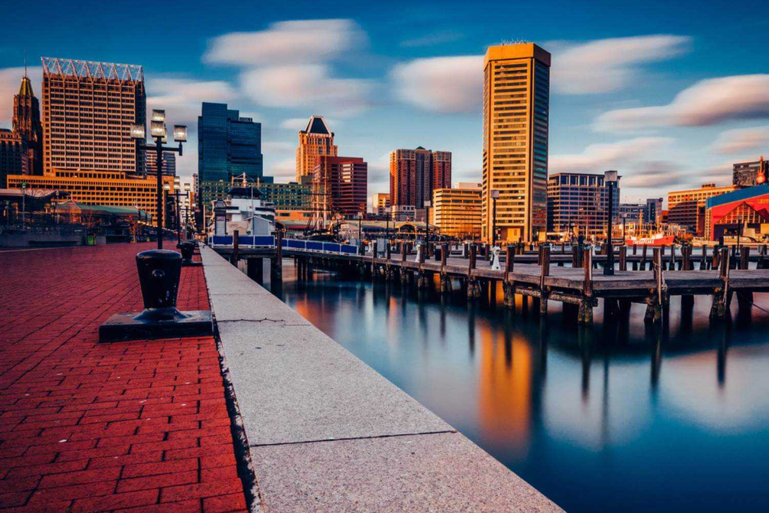 Baltimore City Skyline