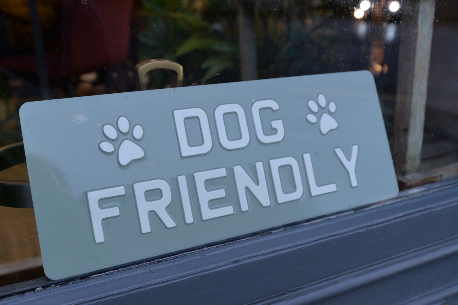 Dog Friendly Sign