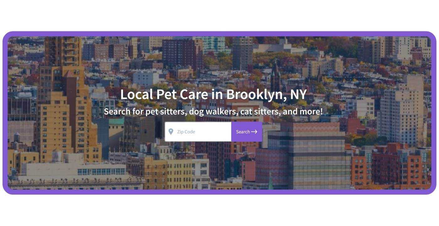 Find Local Pet Care CTA Brooklyn NY