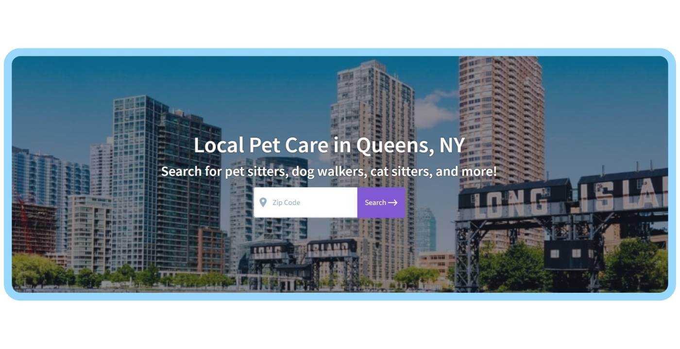 Find Local Pet Care CTA Search Queens NY