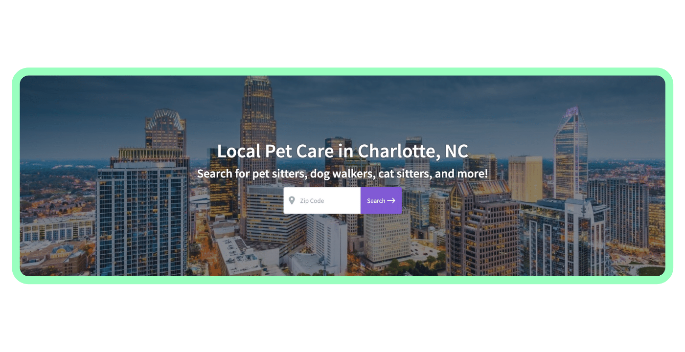 Find a pet care pro - Charlotte