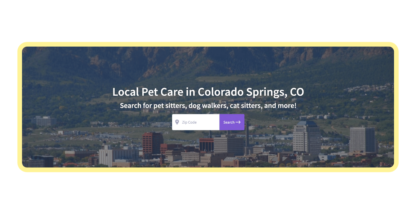 Find Local Pet Care - Colorado Springs