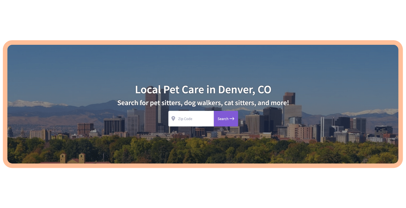 Find a pet care pro - Denver