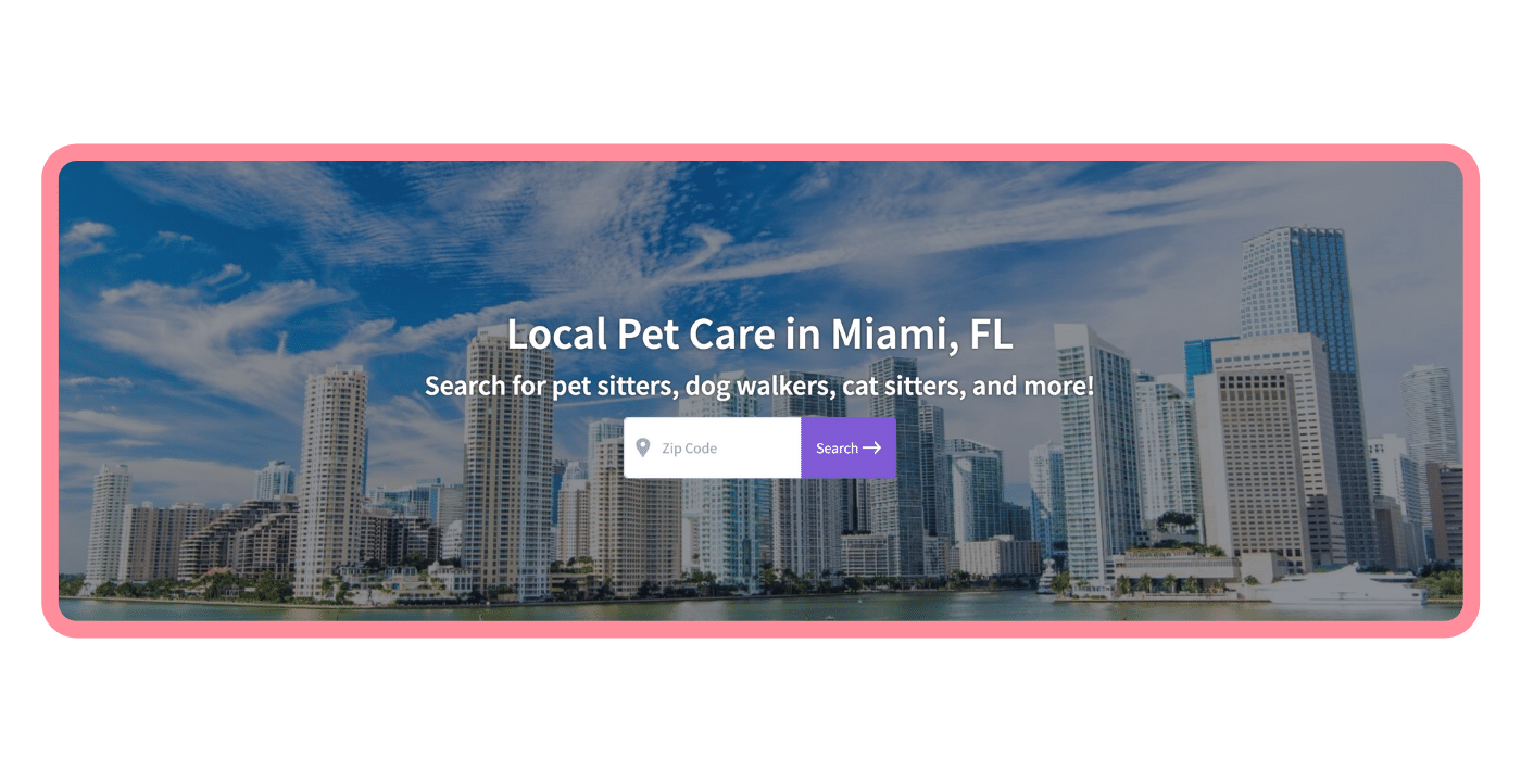 Find a pet care pro - Miami