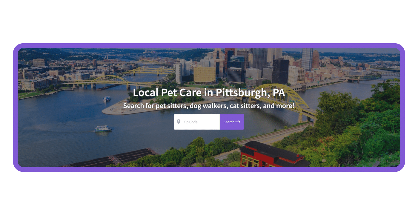 Find Local Pet Care - Pittsburgh