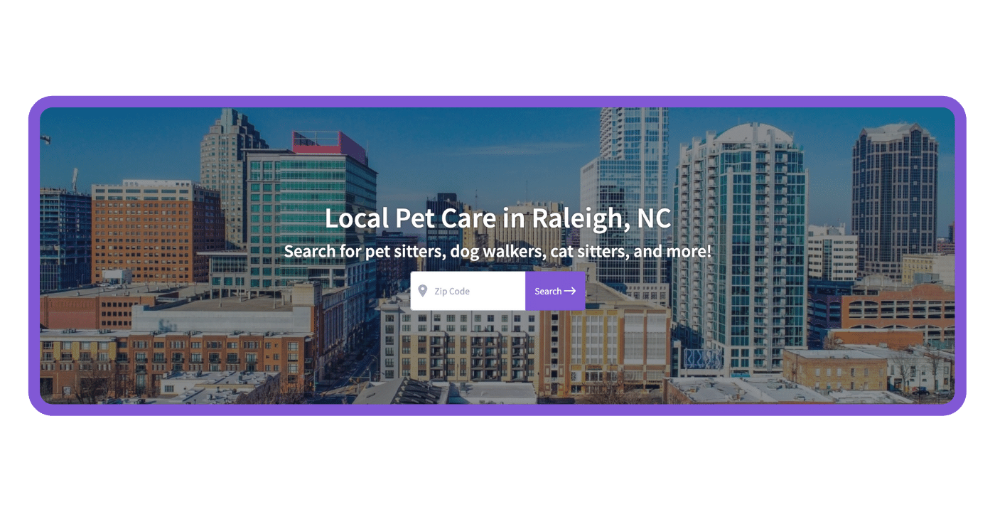 Find Local Pet Care in Raleigh NC