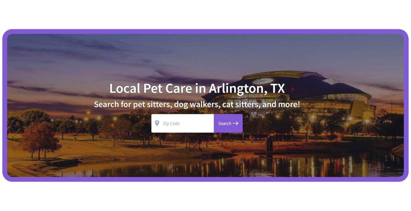Find Local Pet Care in Arlington TX