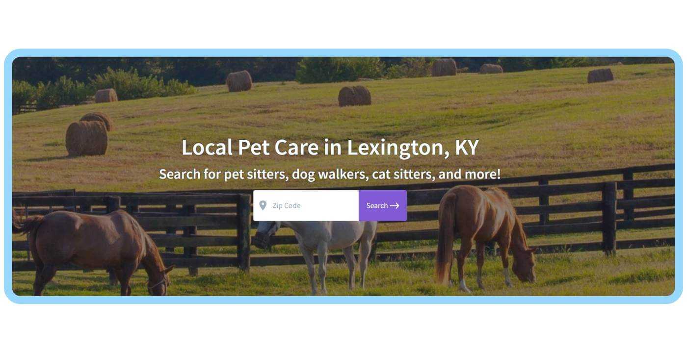 Find Local Pet Care in Lexington, KY