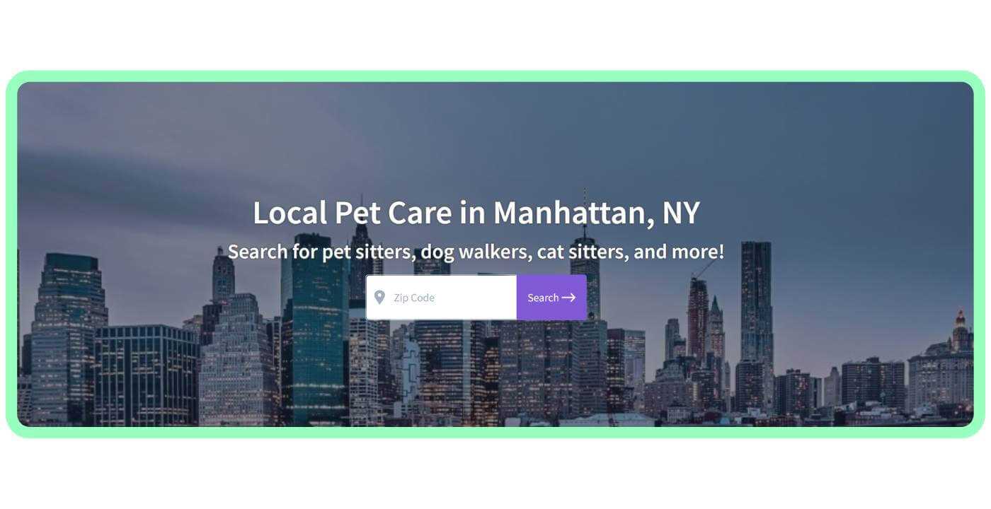 Find Local Pet Care in Manhattan NY