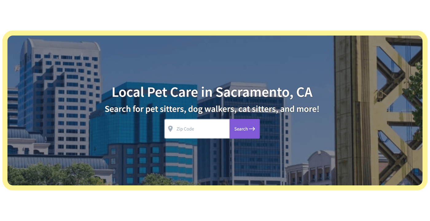 Find Local Pet Care in Sacramento
