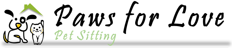 Paws for Love Pet Sitting logo
