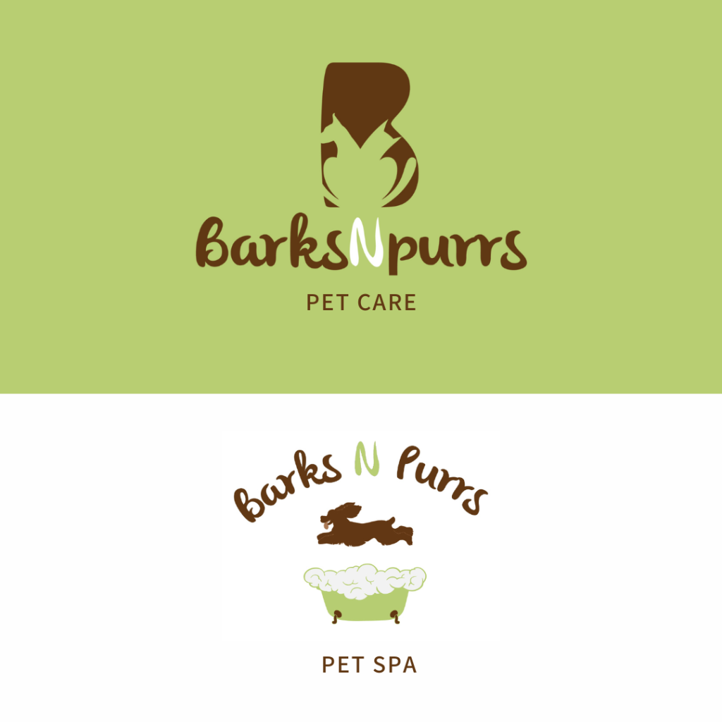 Barks N Purrs Pet Care logo